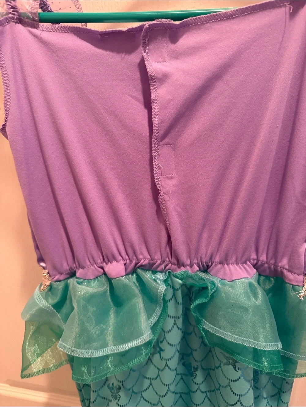Disney Ariel from Little, mermaid purple and green 7/8 costume